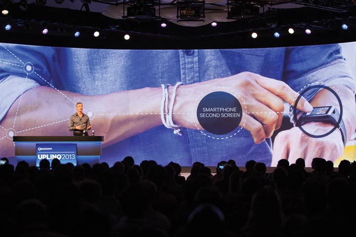 While the bulk of Qualcomm’s presentations use PowerPoint, the focus is on creative design.