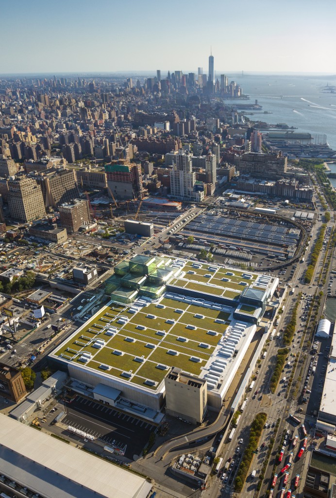 Jacob K Javits Convention Center, Green Roof, Location: New York NY, Architect: Richard Rogers and James Ingo Freed