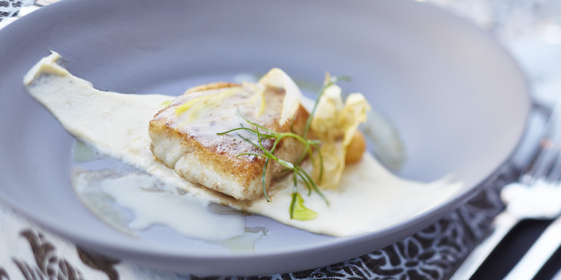 For Puck, beautiful plating is as important in catering as in a restaurant.