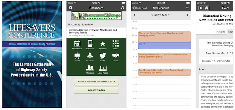The Lifesavers app included included the ability to take notes within the app and download handouts and videos.