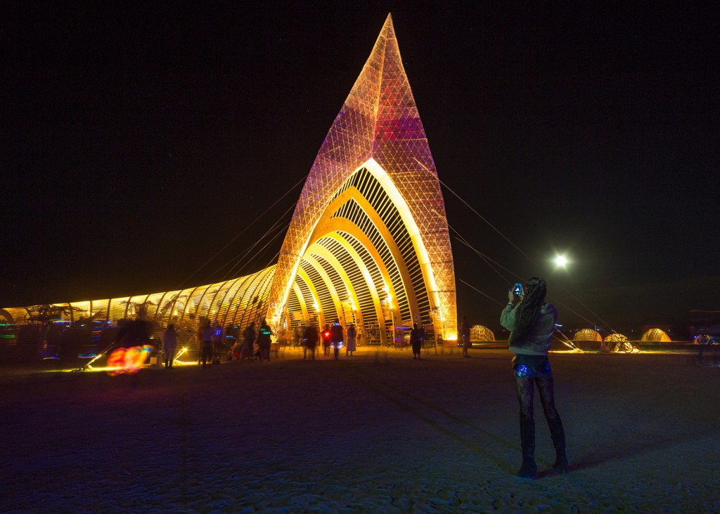 The Temple at Burning Man 2015, photo by Eric Zumstein.