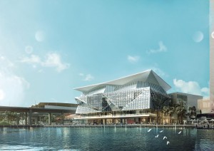 ICC Sydney's design is inspired by its waterfront location.