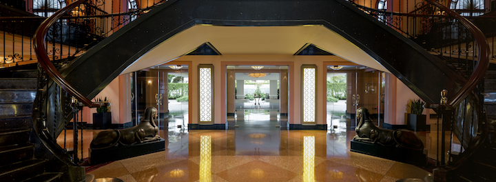 The Condado Vanderbilt Hotel's lobby