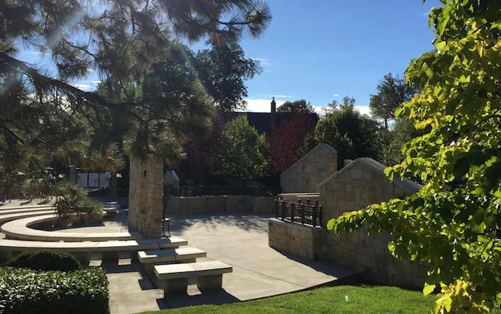 Gorgeous Julia Davis Park, which includes the Anne Frank Human Rights Memorial