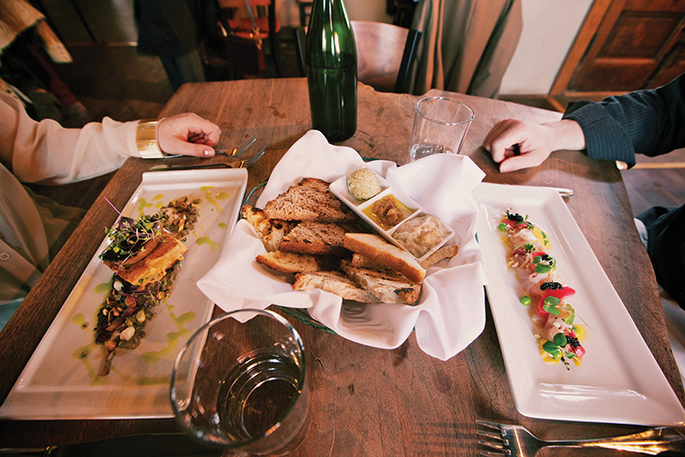 Inventive small plates at Bluebeard in Indianapolis.